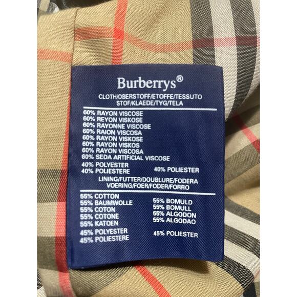 EUC- Vintage Burberry's Of London Graphite Maxi Overcoat - Picture 5 of 9